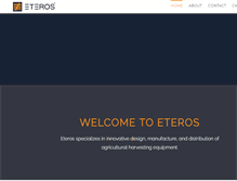 Tablet Screenshot of eteros.com